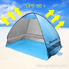 Automatic Pop Up Instant Portable Outdoors Beach Tent, UV Protection Sun Shelter